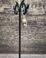 Rough Moldavite in .925 Sterling Silver Pendant