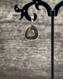 Rough Moldavite in .925 Sterling Silver Pendant