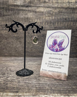Rough Moldavite in .925 Sterling Silver Pendant