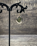 Rough Moldavite in .925 Sterling Silver Pendant
