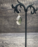 Rough Moldavite in .925 Sterling Silver Pendant