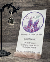 Rough Moldavite in .925 Sterling Silver Pendant
