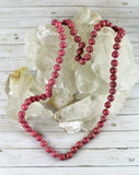 Rhodonite Hand Knotted Necklace