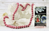 Rhodonite Hand Knotted Necklace