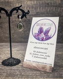 Rough Moldavite in .925 Sterling Silver Pendant