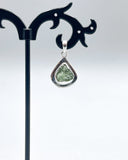 Rough Moldavite in .925 Sterling Silver Pendant