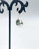 Rough Moldavite in .925 Sterling Silver Pendant