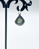 Rough Moldavite in .925 Sterling Silver Pendant