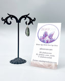 Rough Moldavite in .925 Sterling Silver Pendant