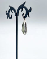 Rough Moldavite in .925 Sterling Silver Pendant