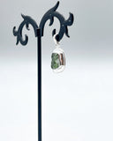 Rough Moldavite in .925 Sterling Silver Pendant