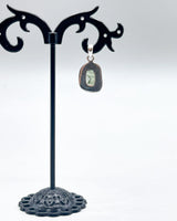 Rough Moldavite in .925 Sterling Silver Pendant