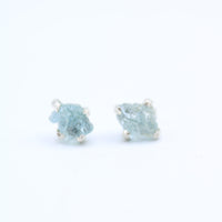 Aquamarine Stud Earrings SS
