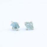 Aquamarine Stud Earrings SS