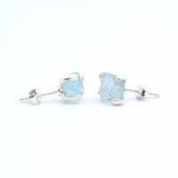 Aquamarine Stud Earrings SS