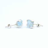 Aquamarine Stud Earrings SS