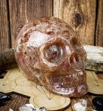 Lepidocrocite Skull Carving