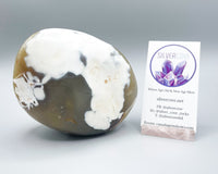 Freeform Polished Orca Agate Specimen