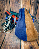 Handcrafted Leather Gem Pouches