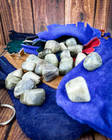 Handcrafted Leather Gem Pouches