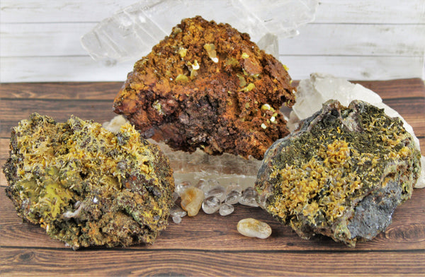 Wulfenite Specimens in Matrix