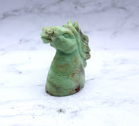 Chrysoprase Horse Carving