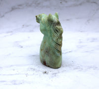 Chrysoprase Horse Carving