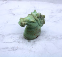 Chrysoprase Horse Carving