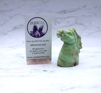 Chrysoprase Horse Carving