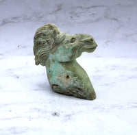 Chrysoprase Horse Carving