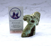 Chrysoprase Horse Carving