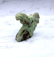 Chrysoprase Horse Carving