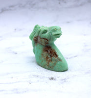 Chrysoprase Horse Carving