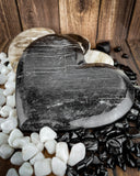 Petrified Wood Hearts