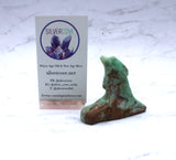 Chrysoprase Dolphin Carving