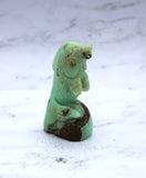 Chrysoprase Fish Carving