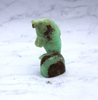Chrysoprase Fish Carving