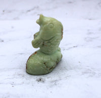 Chrysoprase Fish Carving