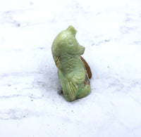 Chrysoprase Fish Carving