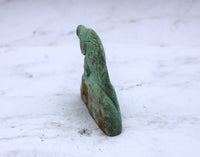 Chrysoprase Fish Carving