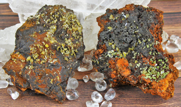 Wulfenite Specimens in Matrix