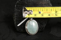 Aquamarine Sterling Silver Pendant