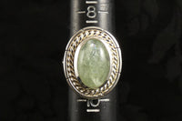 Aquamarine Sterling Silver Ring Size 9