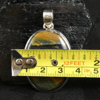 Tiger's Eye in Sterling Silver Pendant