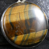 Tiger's Eye in Sterling Silver Pendant