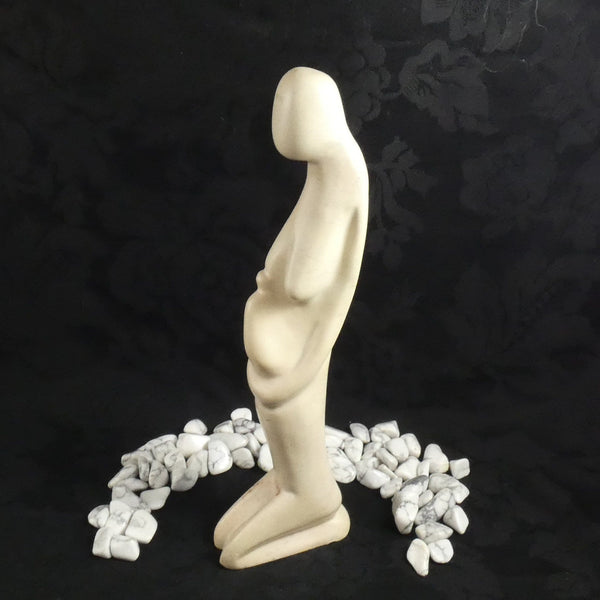 Soapstone "Mother and Child" Carving
