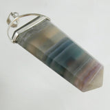 Fluorite Point Chakra Pendant