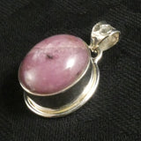Ruby Pendant in Sterling Silver
