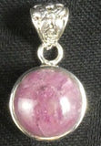Ruby Pendant in Sterling Silver