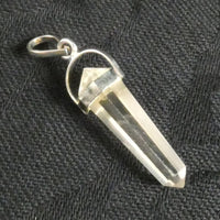 Quartz & Garnet Double Terminated Pendant